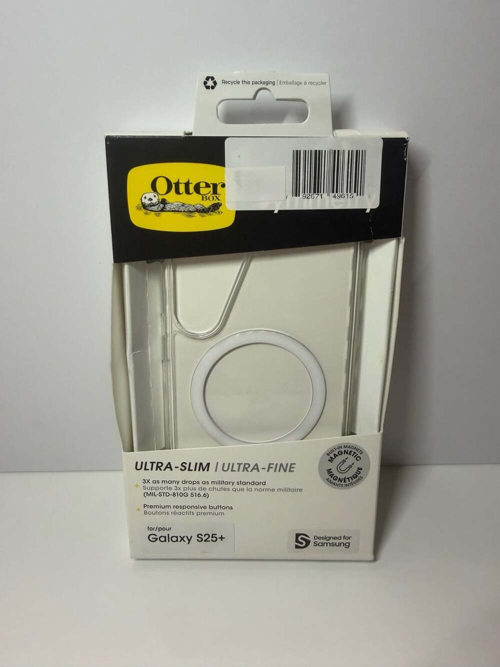 OtterBox Samsung Galaxy S25+ Symmetry Series Case with Magnets Clear
